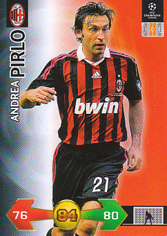 Andrea Pirlo A.C. Milan 2009/10 Panini Super Strikes CL #5